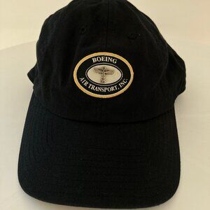 Boeing Air Transport Inc Baseball hat black gold white UNISEX OS